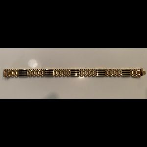 Solid 14K Gold & Onyx Men’s Bracelet